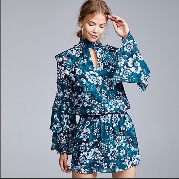 Parker Floral Mini Dress - Picture 3 of 8